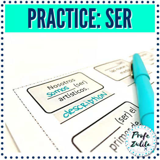 Maze | Practice conjugating the verb Ser | PDF