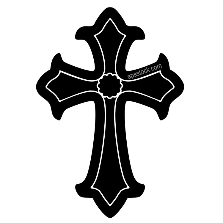 Fleur De Lis Cross