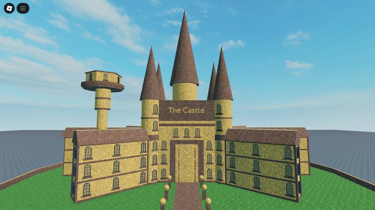 Free Roblox castle asset with detailed stone texture