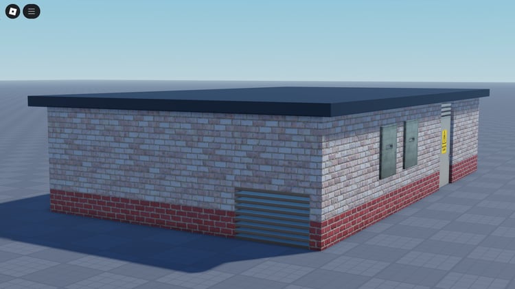 Free Roblox utility booth asset for industrial maps