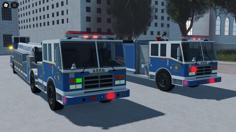 Roblox driveable fire truck with crane