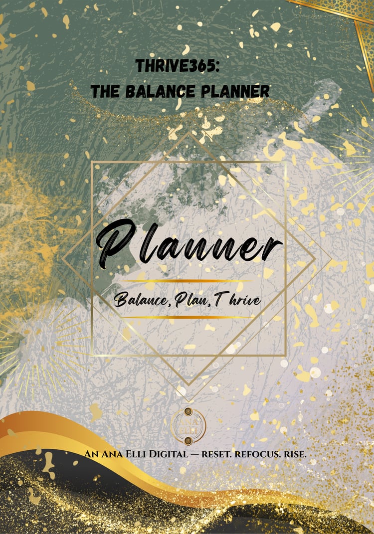 Thrive365 The balance Planner