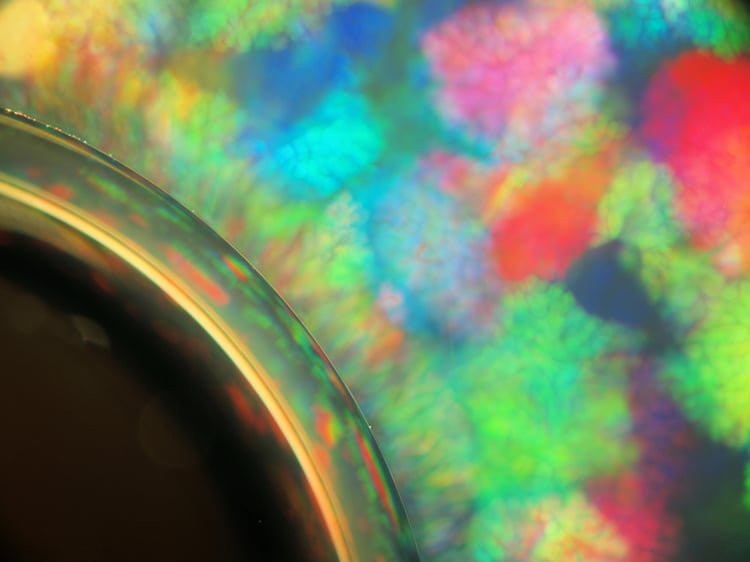 Abstract Science Art, Colloidal Crystallization