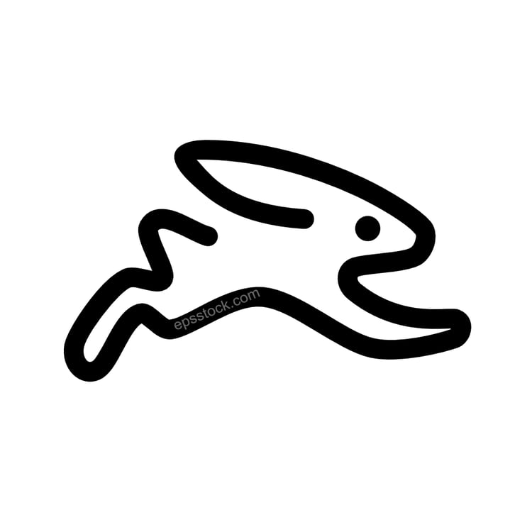 running rabbit