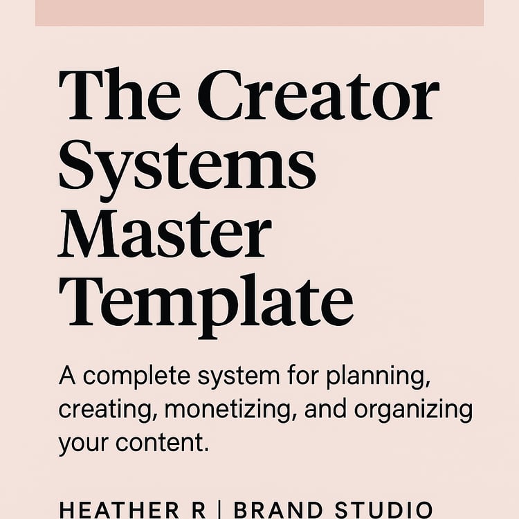 Heather R | Content Creator Brand Studio for Coaching - Payhip
