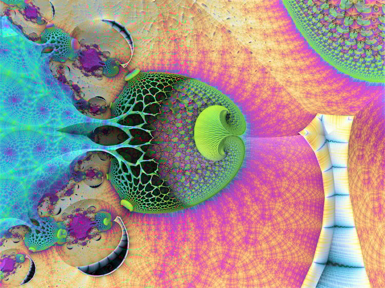 Generative Digital Art, Software Generated 3D Fractal Art