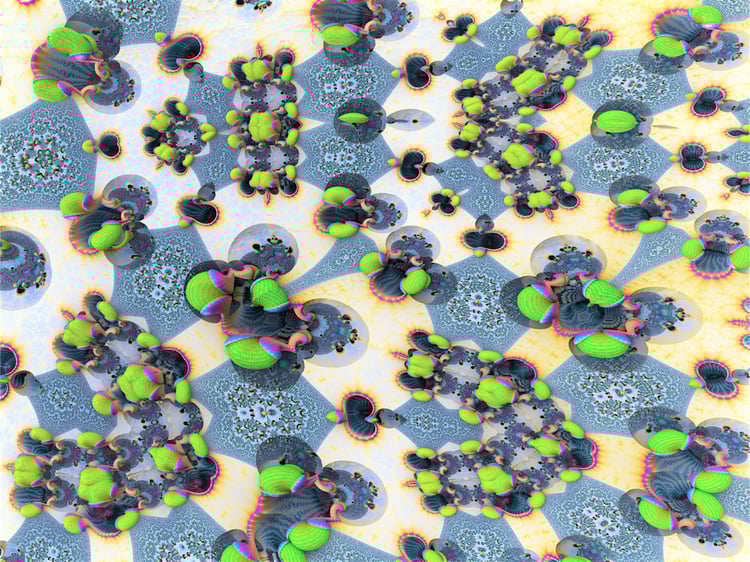 Mathematical Art, Software Generated 3D Fractal Art