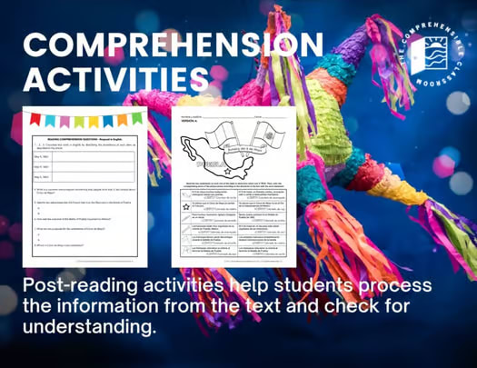 Cinco de Mayo Readings and activities for Spanish Class El Cinco de Mayo