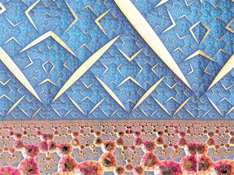 Software generated 3D fractal art