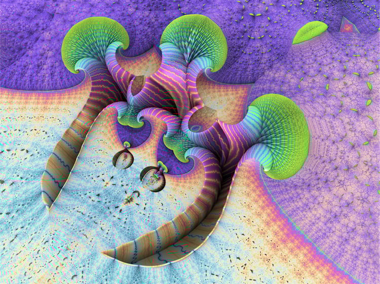 Algorithmic Art, Software Generated 3D Fractal Art