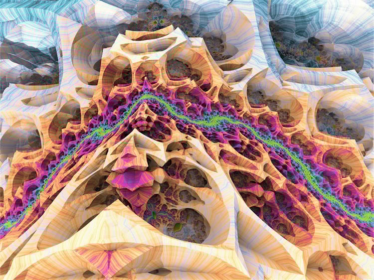 Algorithmic Art, Software Generated 3D Fractal Art