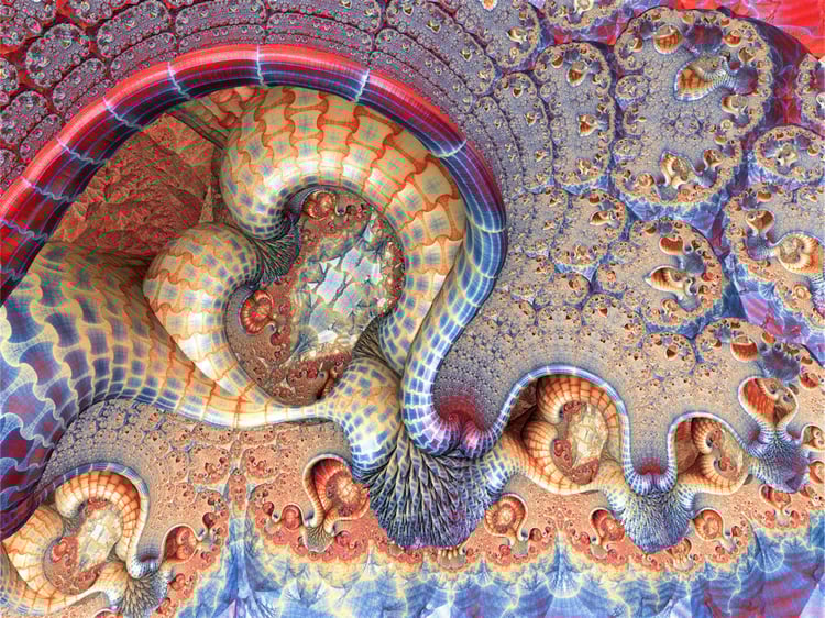 Generative Digital Art, Software Generated 3D Fractal Art