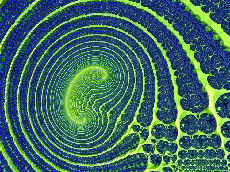 Mathematical Art, Software Generated 3D Fractal Art