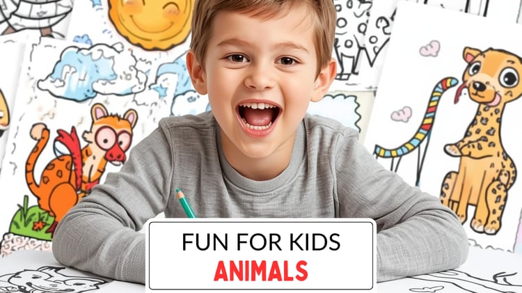 Animal coloring pages and educational printables for kids” SEO focus: fun animal printables, kids’ coloring and learning sheets