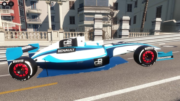 Driveable Formula One car in Roblox