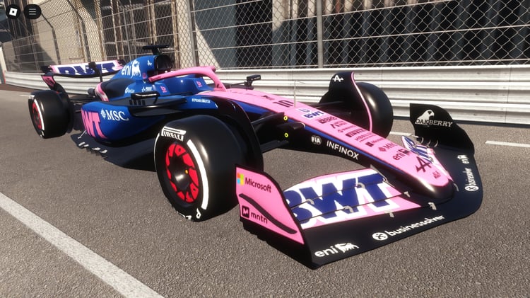 Roblox F1 2025 BWT Alpine A525 car