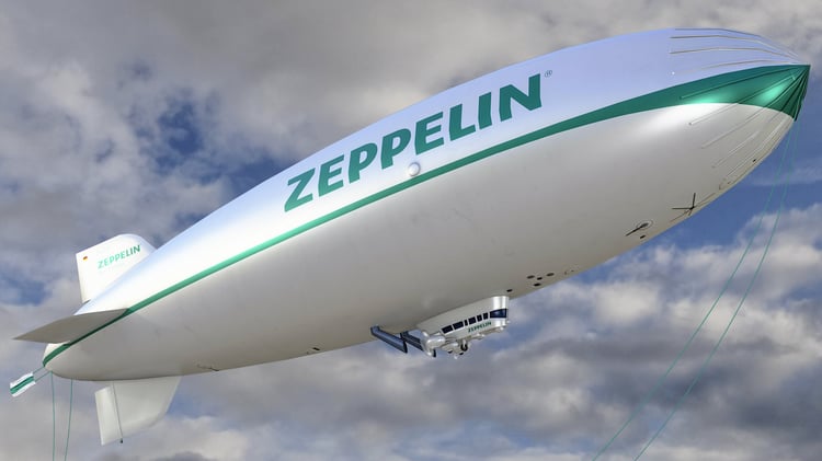 www.3dgtx.com - Animated Airship Blimp 3 - Zeppelin - Lowpoly PBR - Image 8