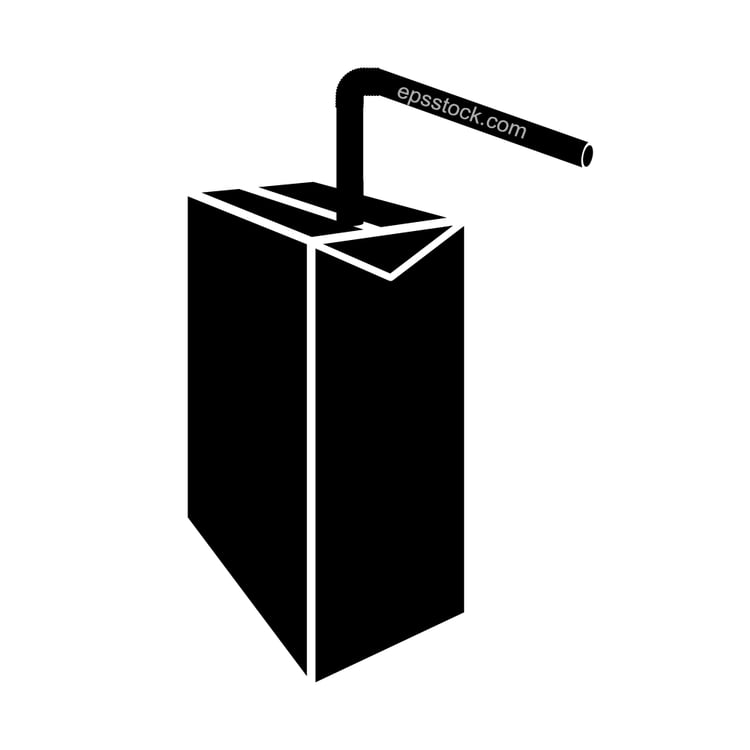 fruit juice in square packaging