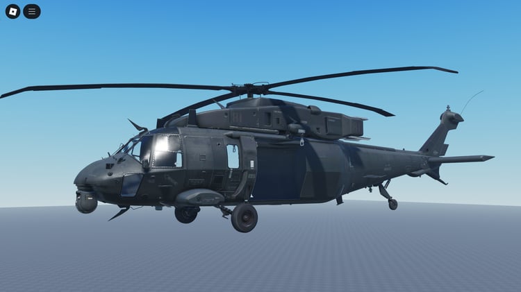 Airdrop system in Roblox military map