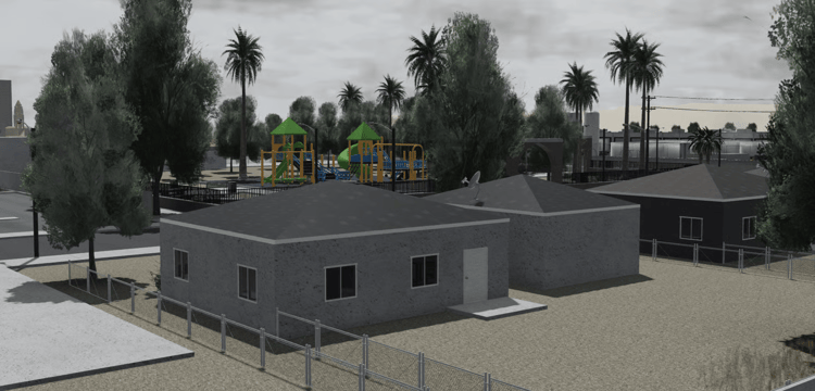 Woodland City California Roblox map – realistic urban roleplay environment by Fox Tech Studio