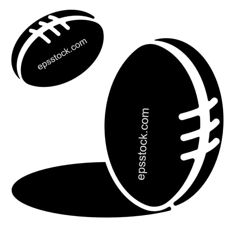 Rugby ball logo