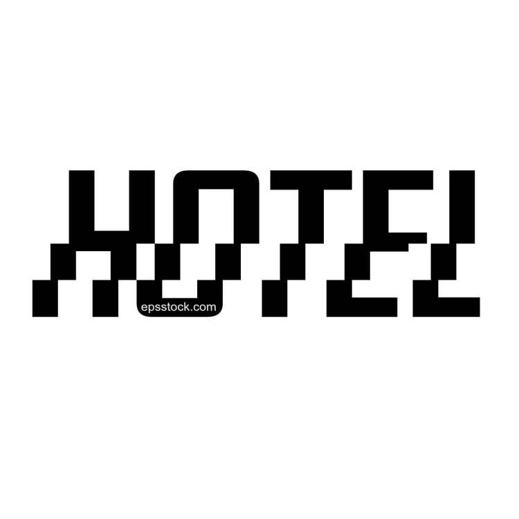 hotel lettering
