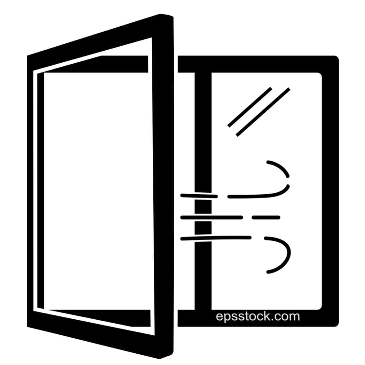 Room ventilation, open window