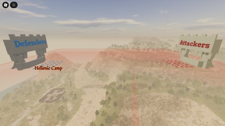 Roblox Battle of Thermopylae map