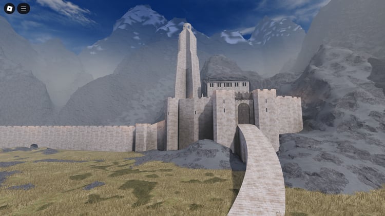 Roblox Helms Deep medieval castle map