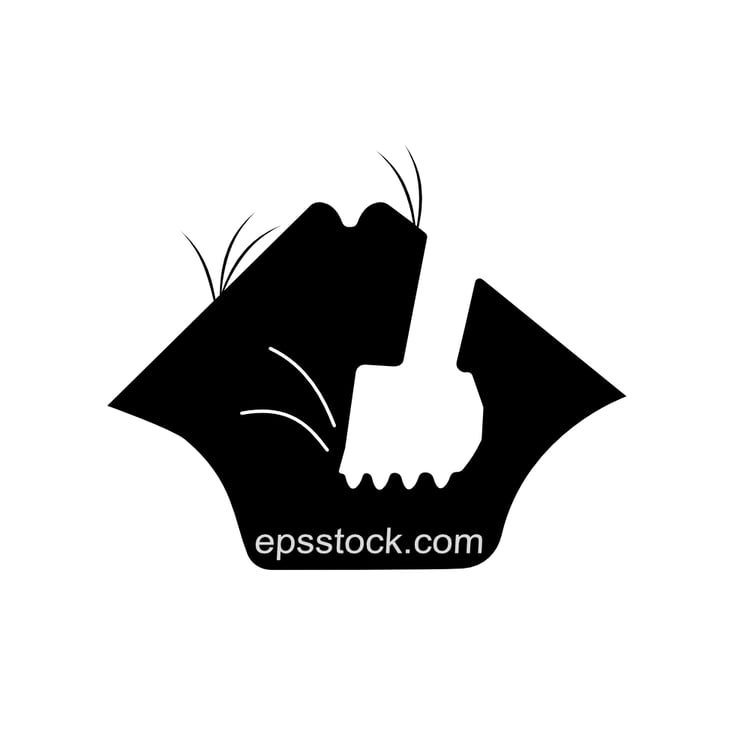 spin off a ditch with an excavator