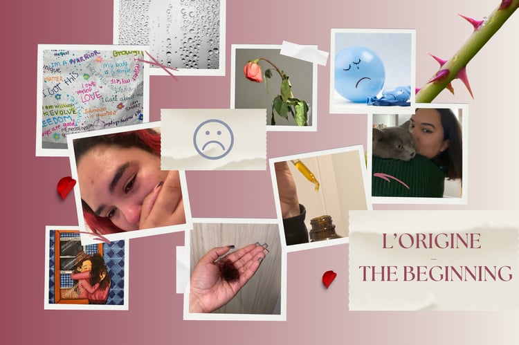 Image symbolisant le début du parcours CatboCare — un moment de brouillard intérieur, de reconnexion et de renaissance à travers les rituels de beauté.  Image symbolizing the beginning of CatboCare’s journey — a season of inner fog, reconnection, and rebirth through mindful beauty rituals.