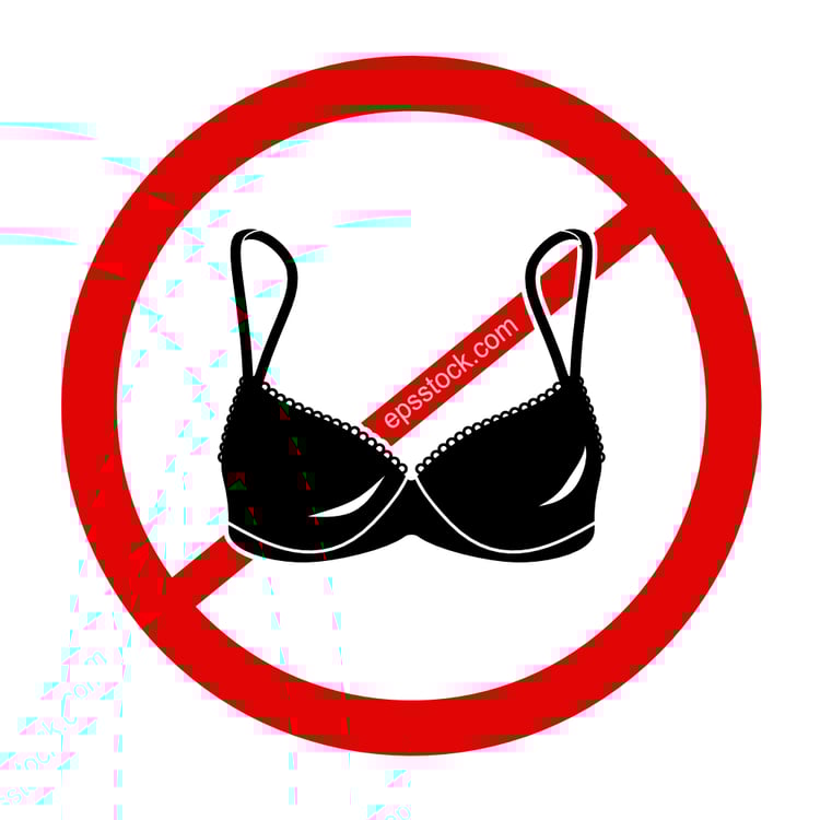 Do not use a bra sign