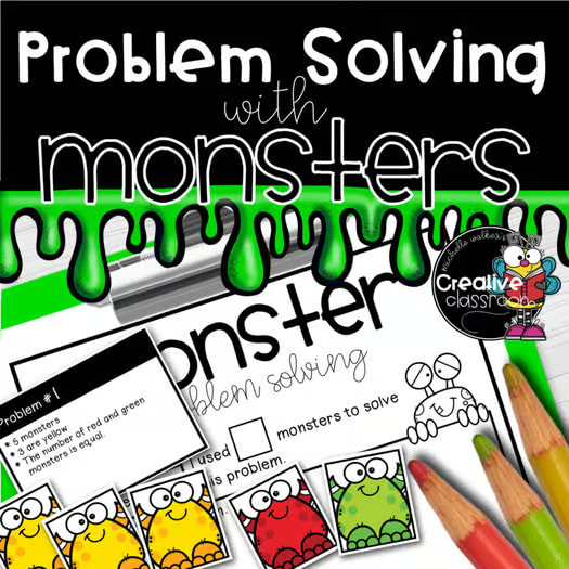 Problem Solving with Monsters Math Center