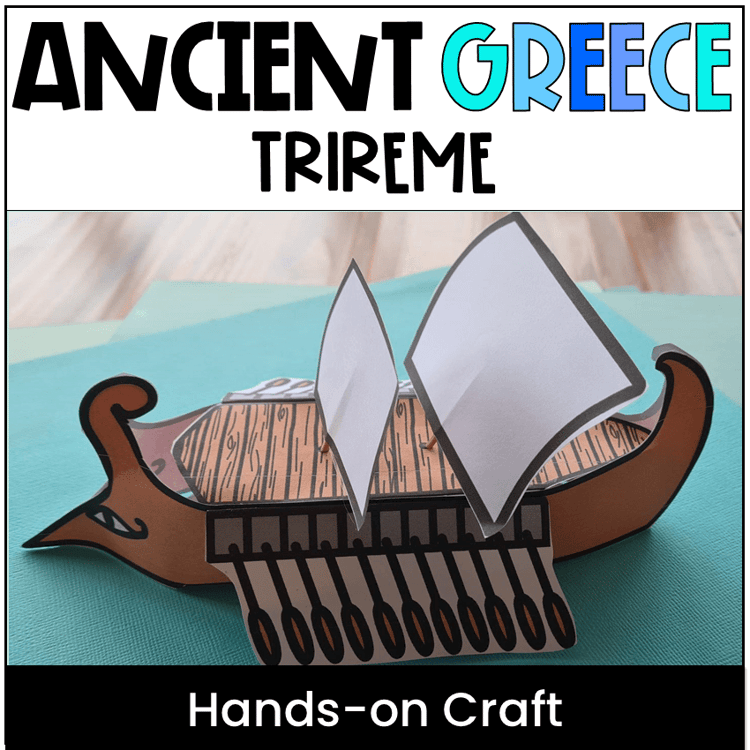 Make an Ancient Greece trireme craft.
