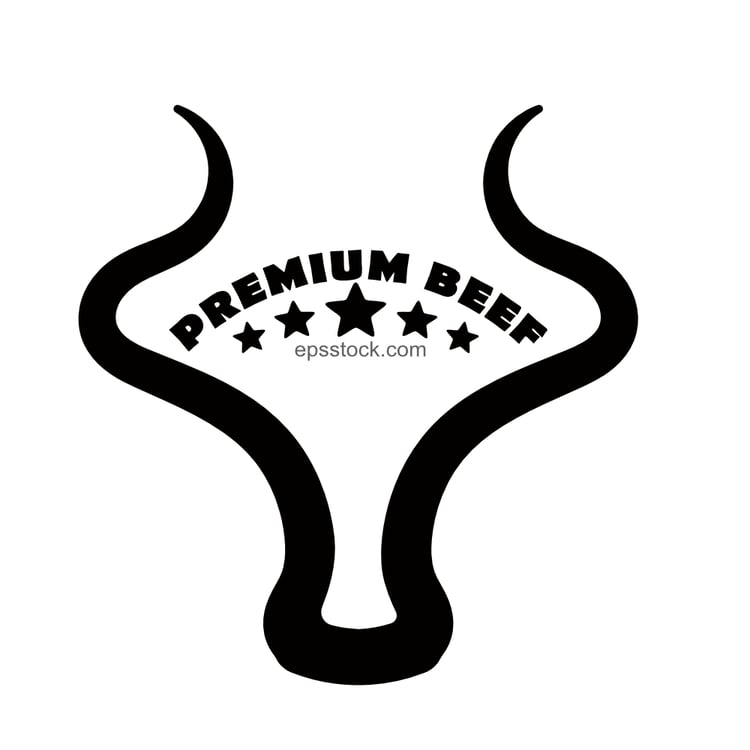 premium beef, stamp