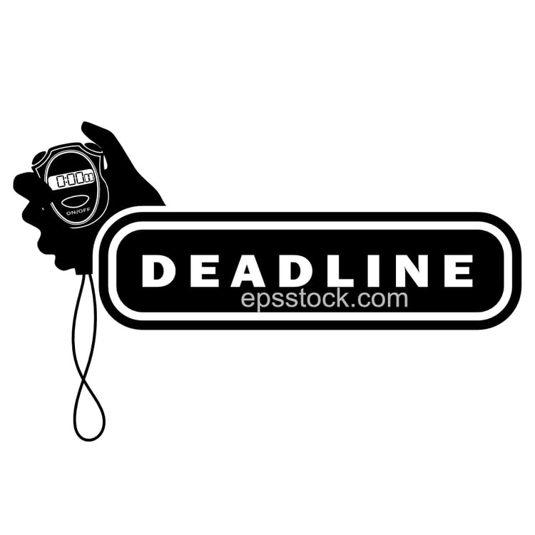 DEADLINE stamp