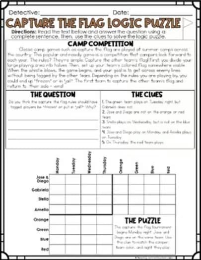 End of the Year Reading Logic Puzzles | Activities for Enrichment