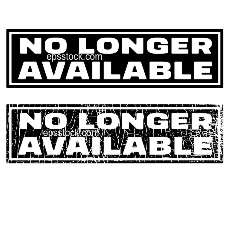 no longer available stamp