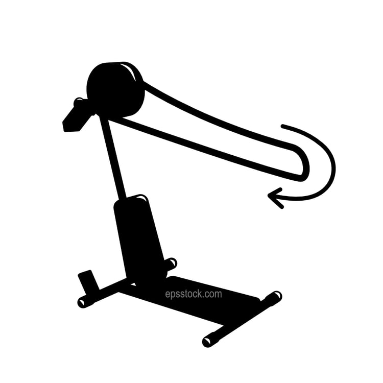 Rope trainer machine