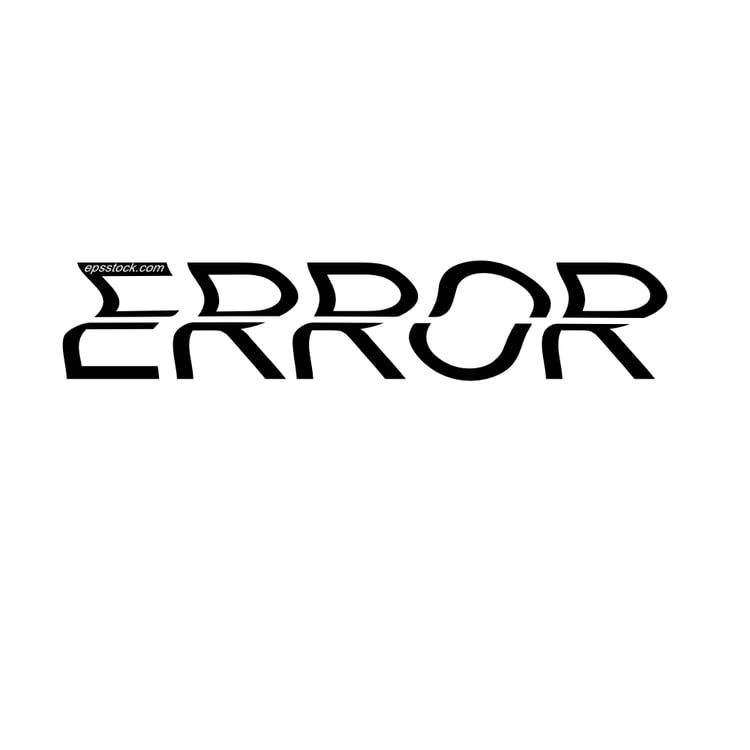 error lettering