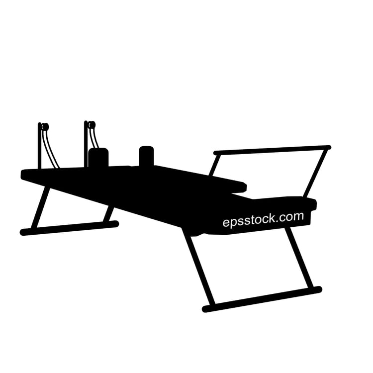 Fitness and Pilates Reformer Machine