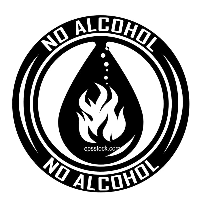 No Alcohol sign