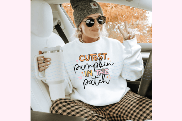 retro fall quote bundle on T-shirts and mugs for small business use