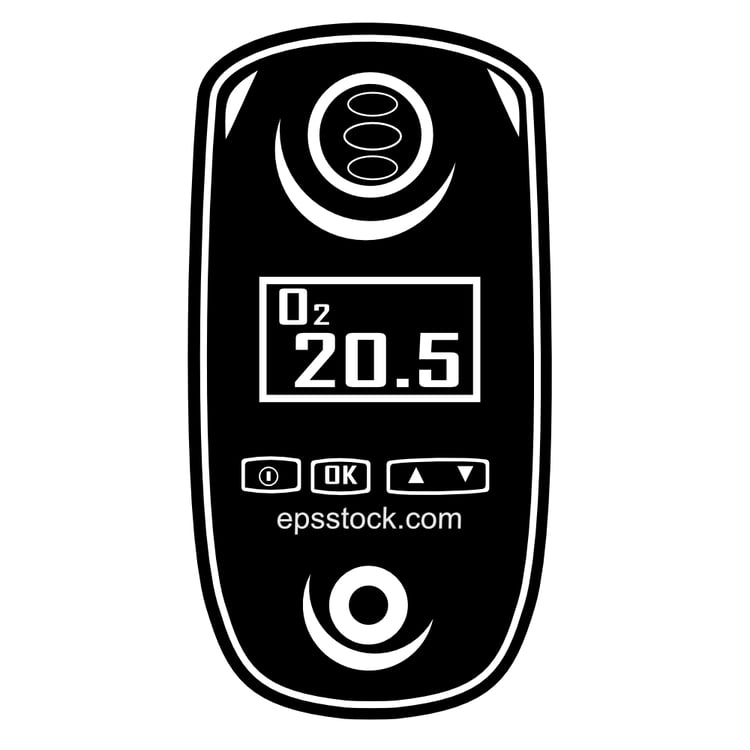 Portable Oxygen O2 Meter