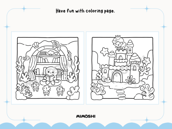 Printable ocean animals coloring sheet for kids and classrooms  Smiling whale and crab on pirate ship under the sea coloring page