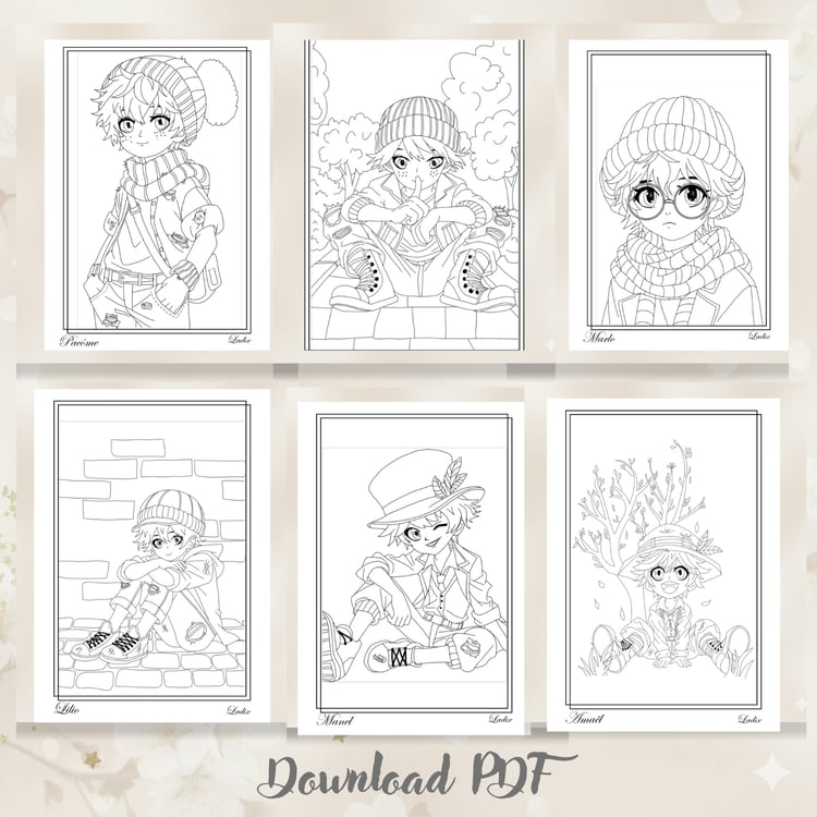 Le Tchiot Gavroche illustrations à colorier