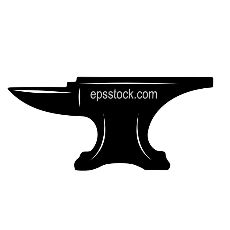 Blacksmith forging anvil