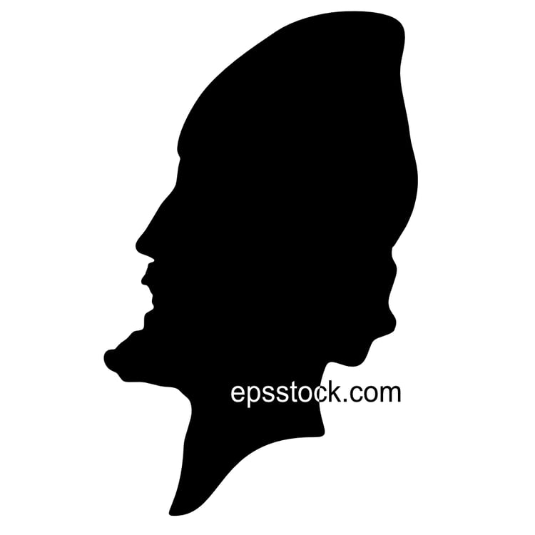 Shota Rustaveli silhouette