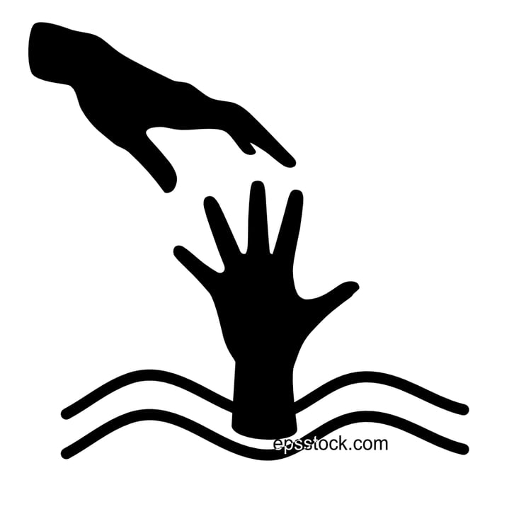 rescue of a drowning man