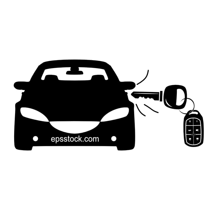 Supporting or service for car keys